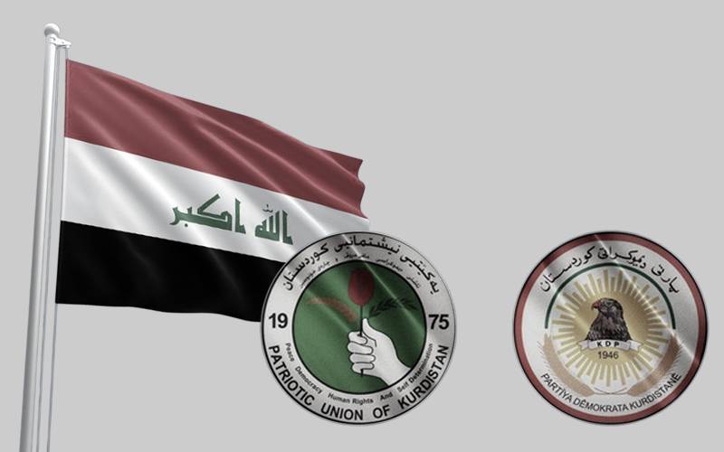 پارتی و یەکێتی لە سێبەری لایەنە عێراقییەکان دا