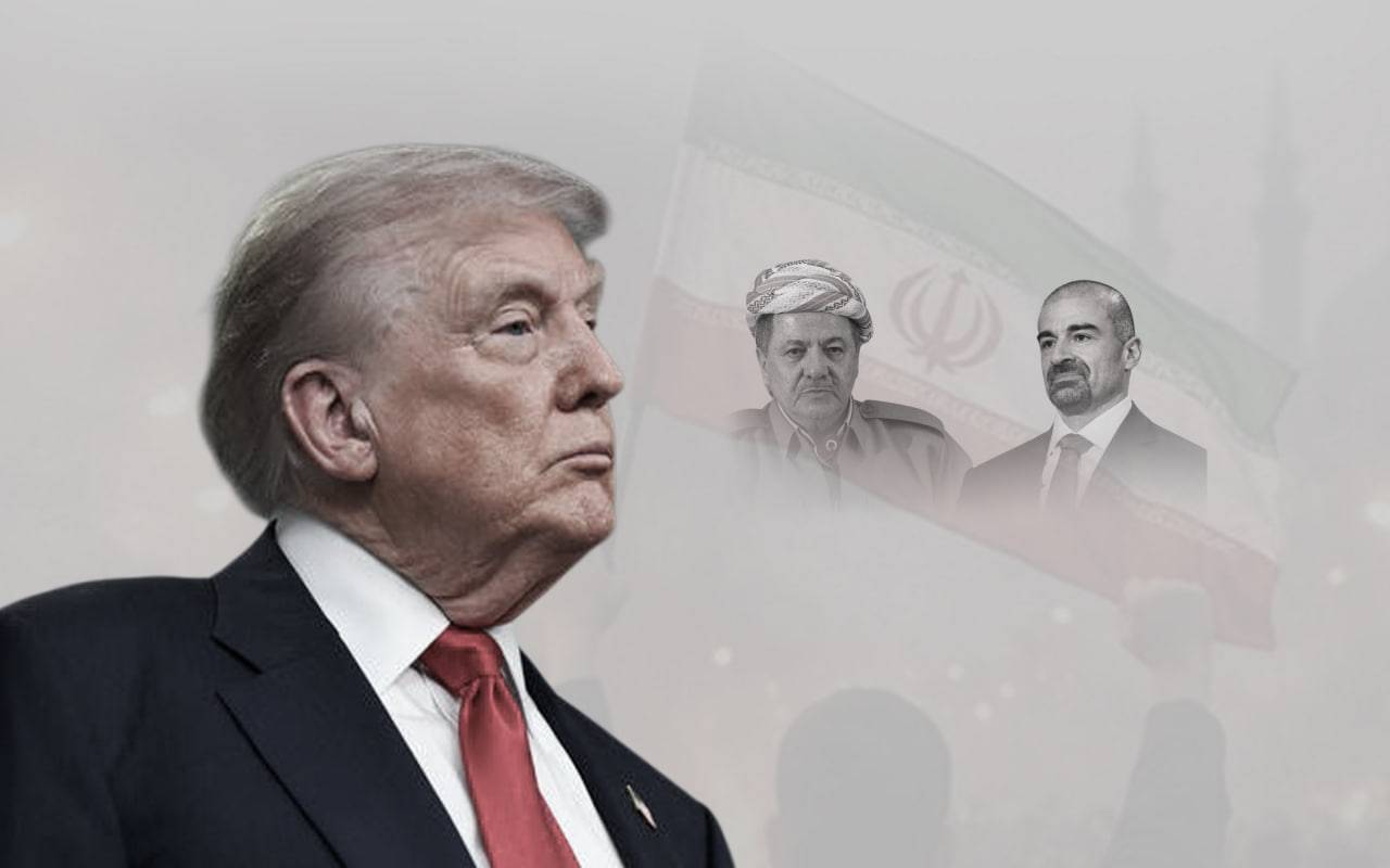 ترامپ بۆ بارزانی و تاڵەبانی: یان ئێمە یان ئێران